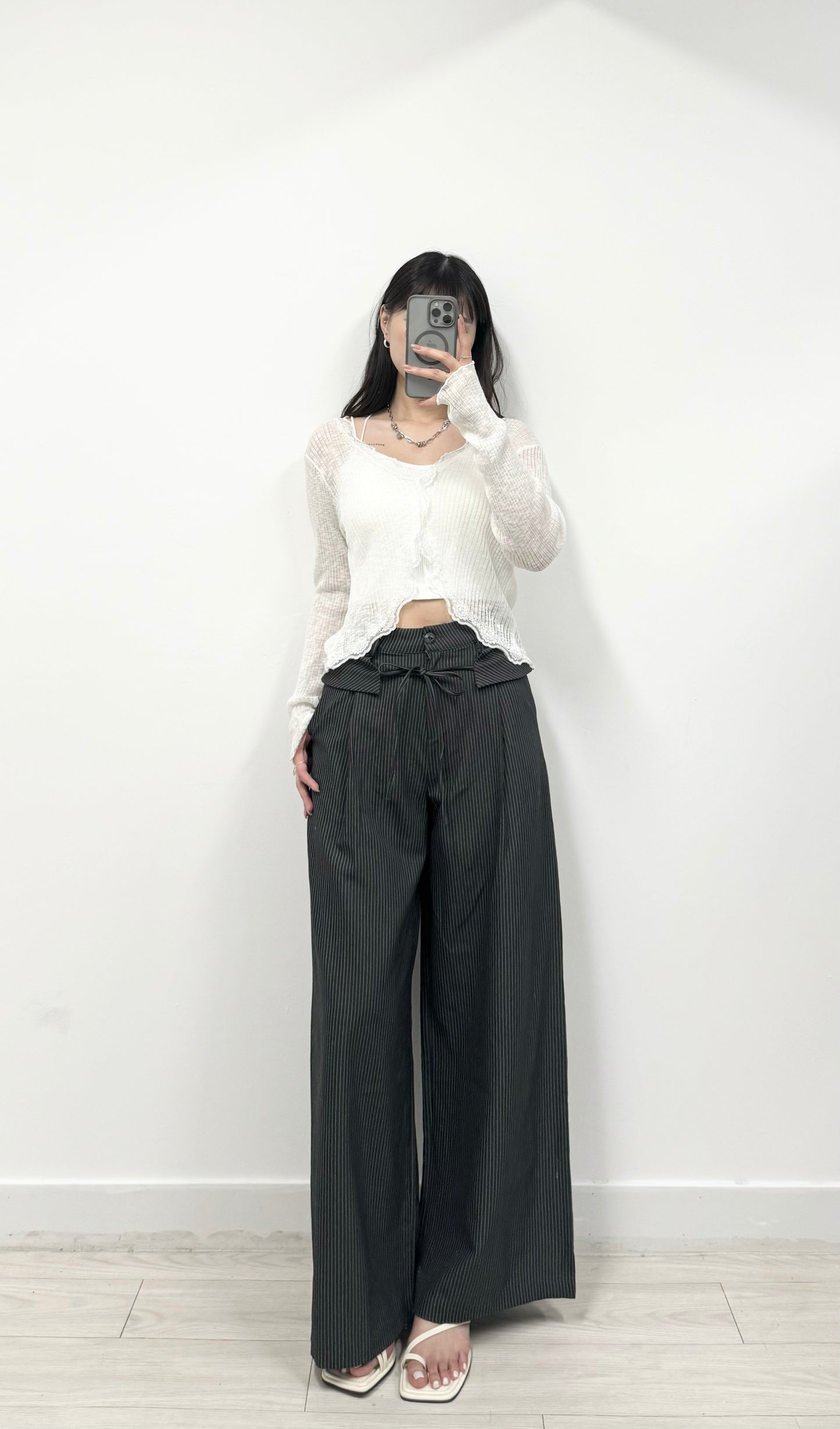 S814 修臀直間西裝長褲