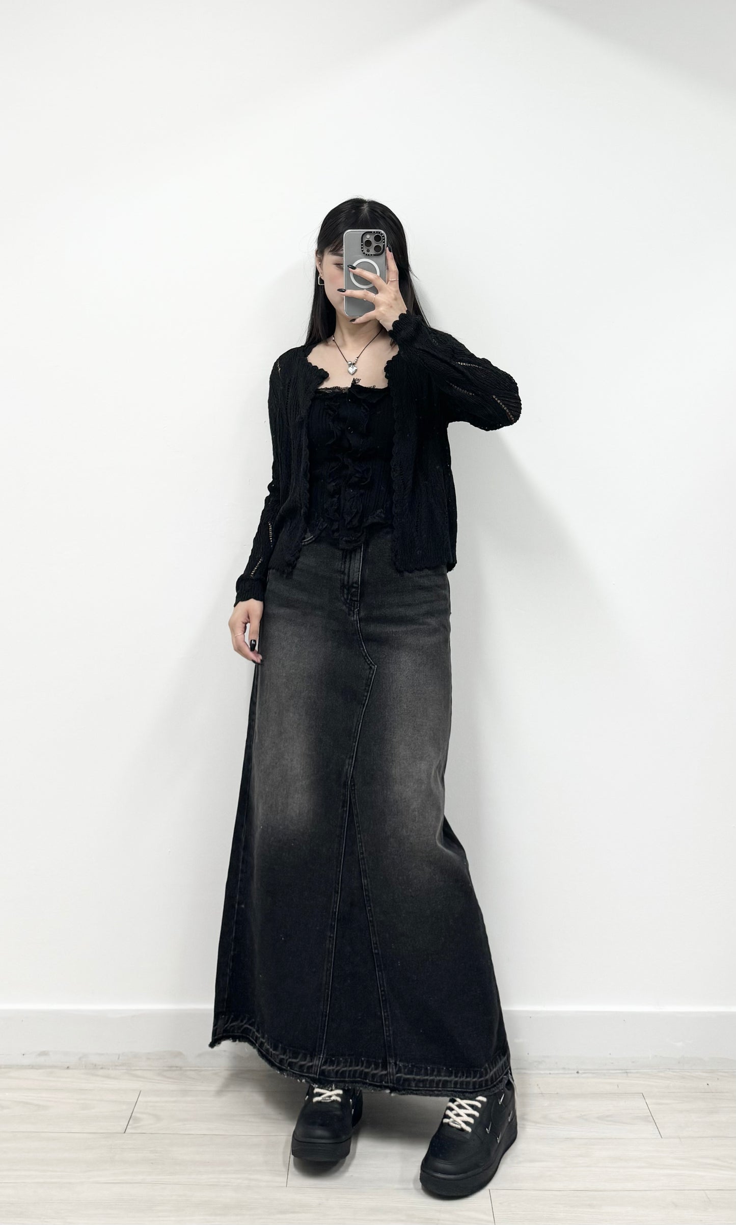 S731 小流蘇個性牛仔裙