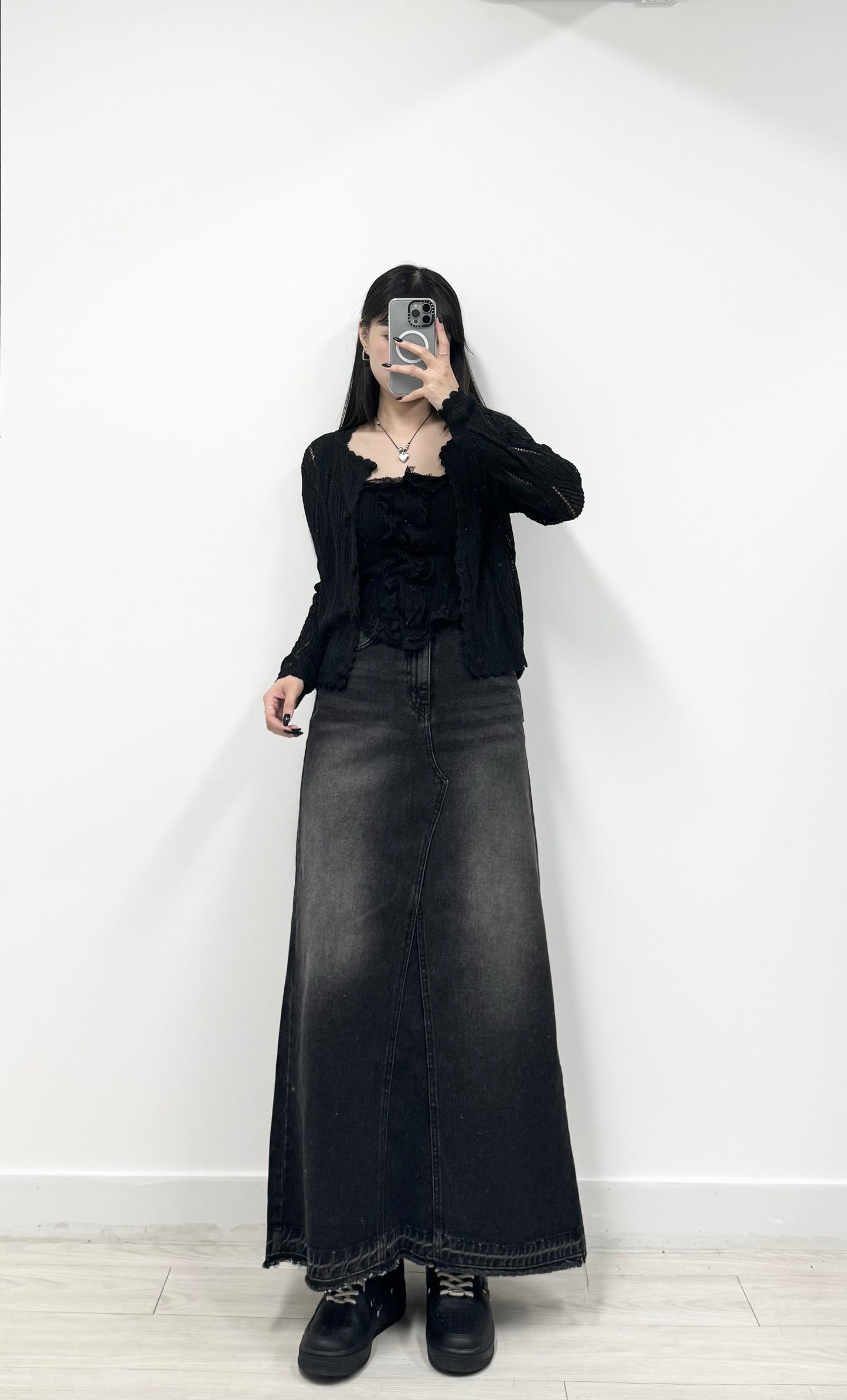 S731 小流蘇個性牛仔裙