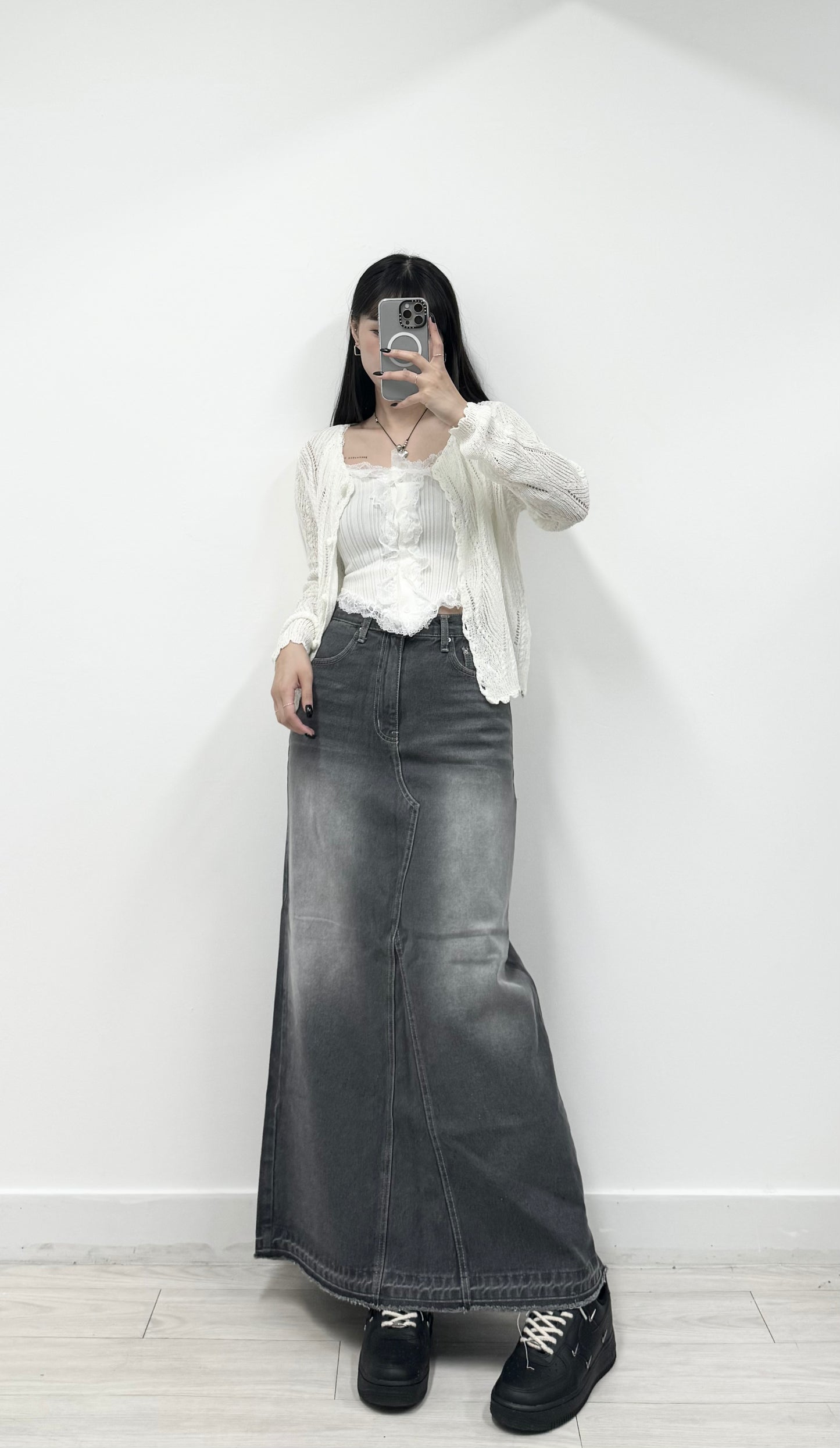 S731 小流蘇個性牛仔裙