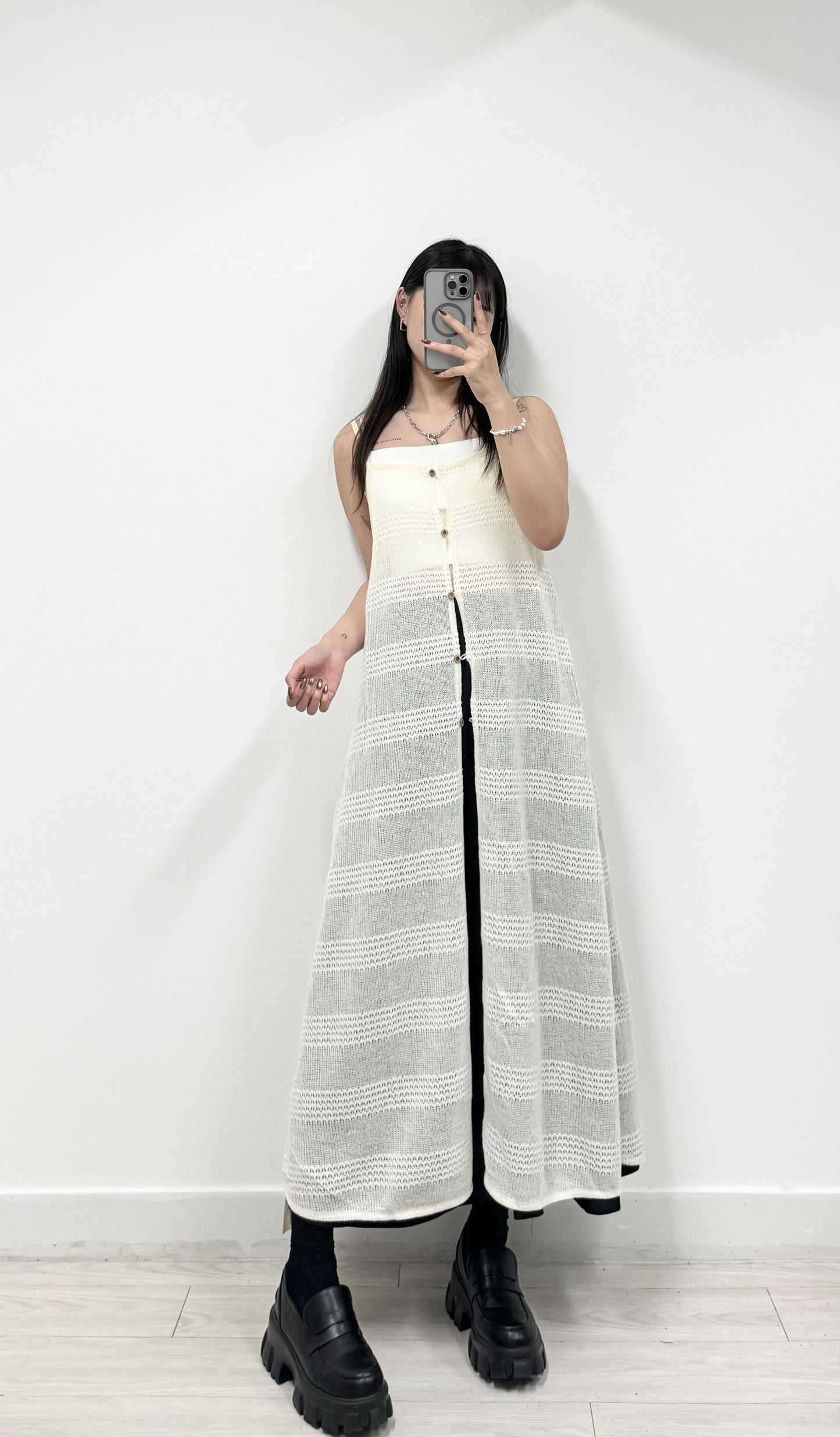 S762 針織橫紋日系OPS