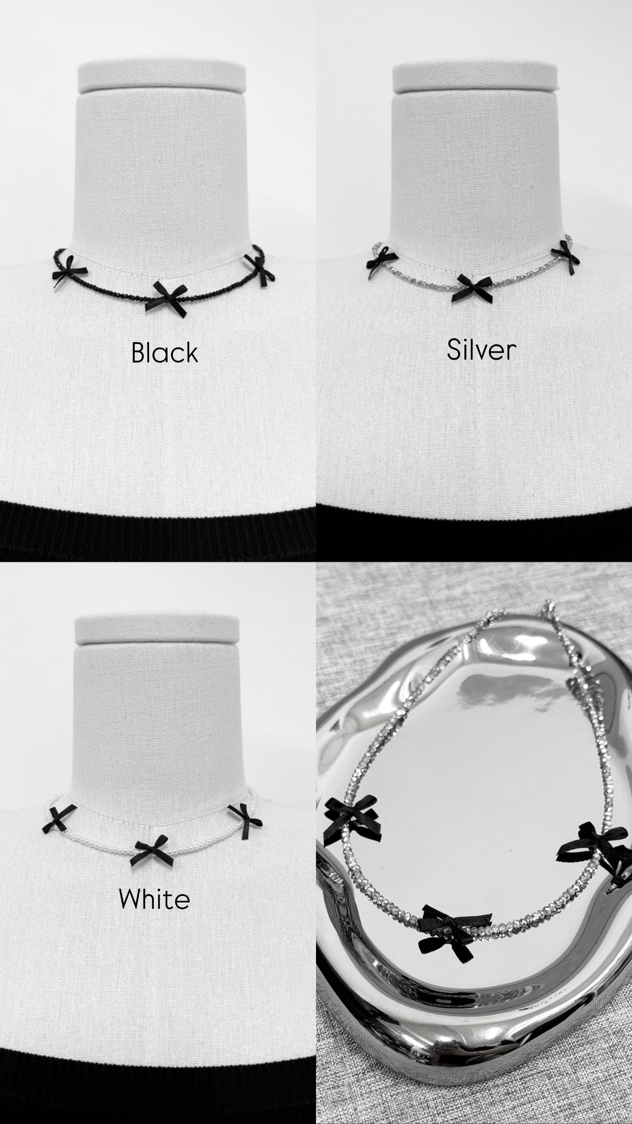 S785 Triple Butterfly Choker